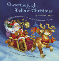 This edition of the classic poem stays true to the spirit of Clement C. Moore's (1779-1863) portrayal of Christmas Eve. Legend has it Moore composed the poem for his family on Christmas Eve 1822 during a sleigh ride home from Greenwich Village. It is likely he found his imagery in literary sources, most notably Washington Irving's <em>Knickerbocker History</em> (1809) and from <em>The Children's Friend</em> (1821).<br /><br />Twas the Night Before Christmas was first published as A Visit From St. Nicholas in the New York newspaper The Troy Sentinal on December 23, 1823. It has been cherished by readers of all ages ever since.<br /><br />The important edits to this edition were done out of care for younger readers. [Description on inside flap]
